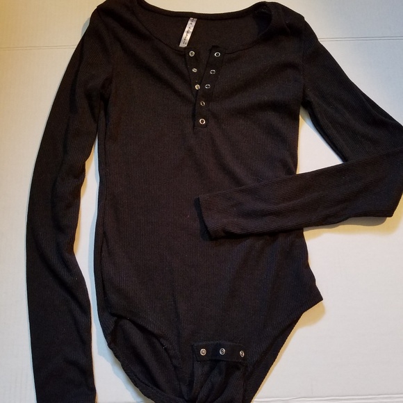 Icon Apparel Tops - NWOT, Icon Apparel sz.M blk. Bodysuit, top